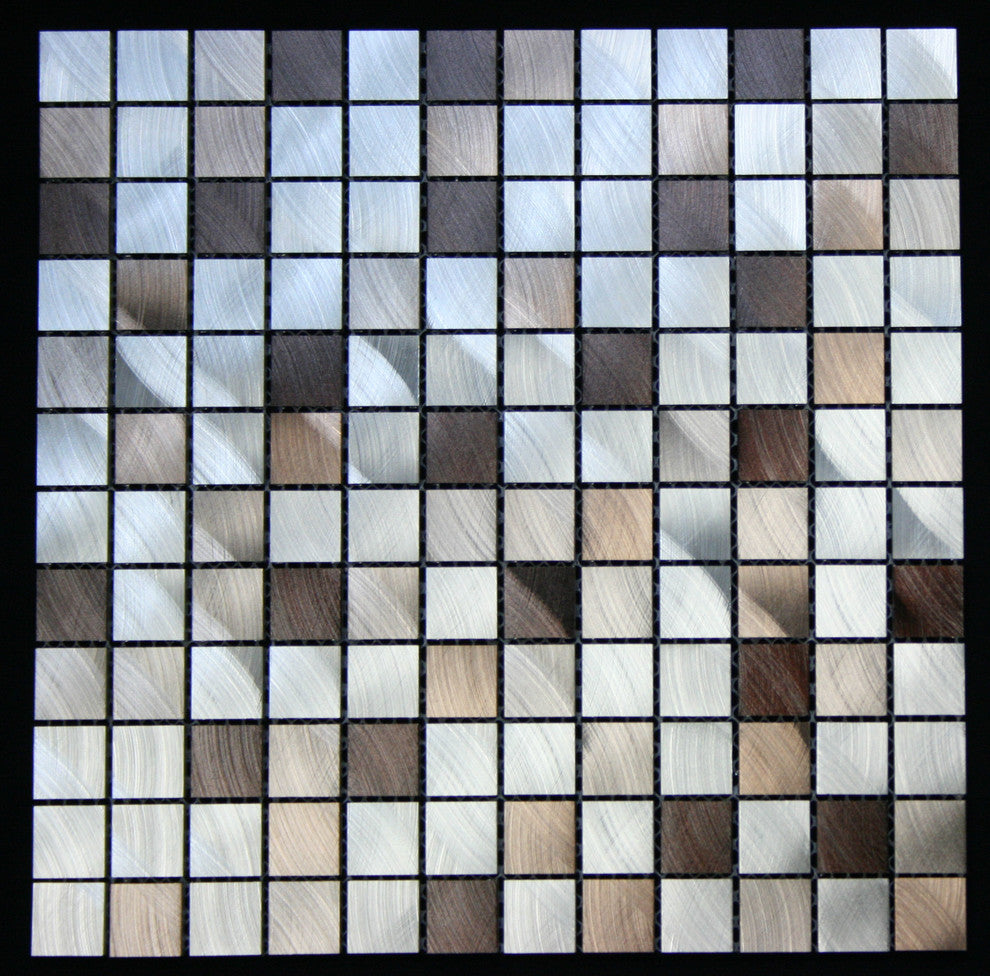 Legion Furniture 11.75"x11.75" Seashell Aluminum Tile