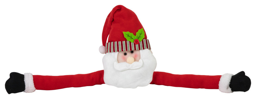 27" Plush Santa Claus Christmas Tree Topper Unlit