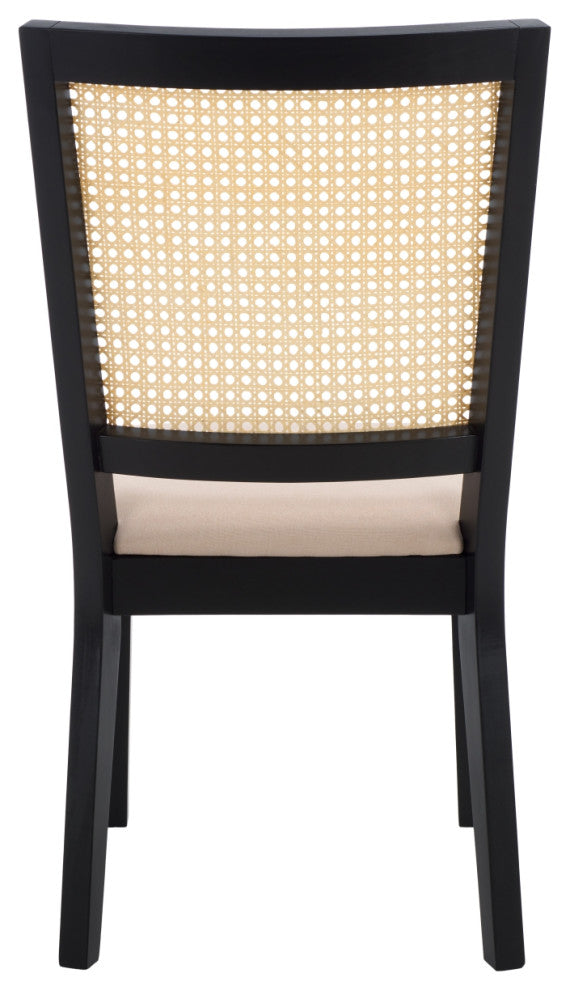 Safavieh Margo Dining Chair, Set of 2, Black/Beige