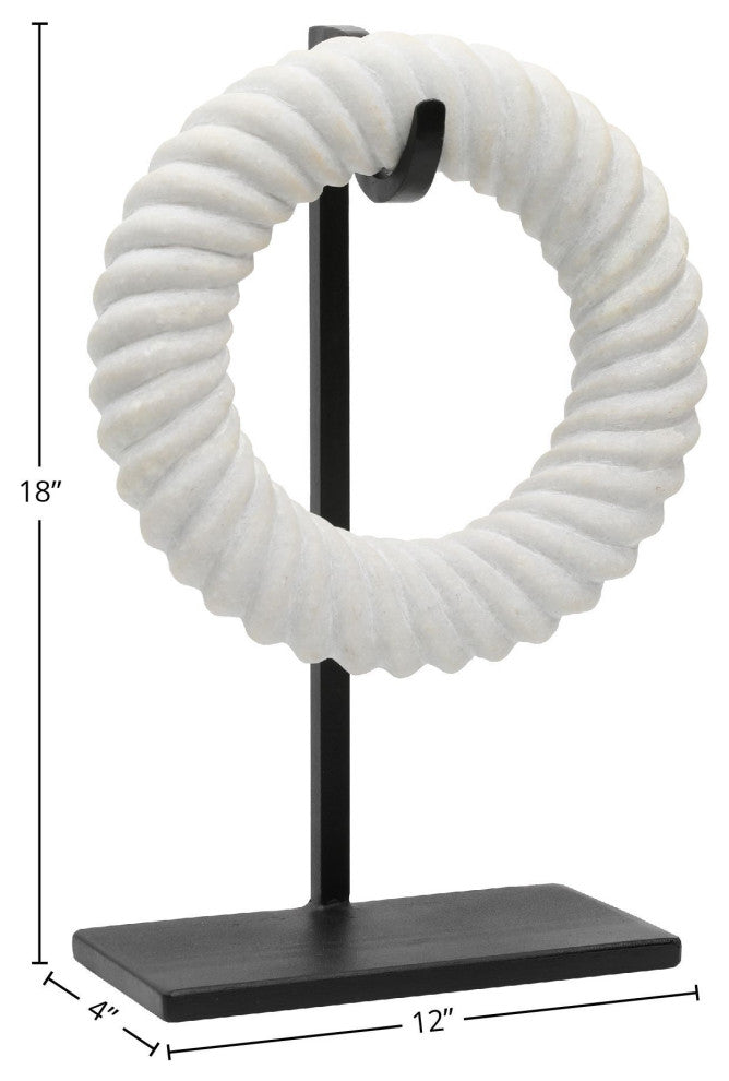 Amrita Sculpture, White (Set of 2)