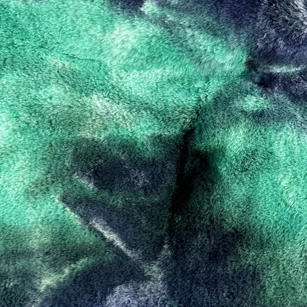 Plutus Northern Lights Faux Fur Luxury Throw Pillow, 26" x 26"