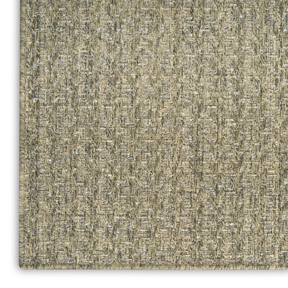 Nourison Tulum 2' x 6' Olive Outdoor Rug