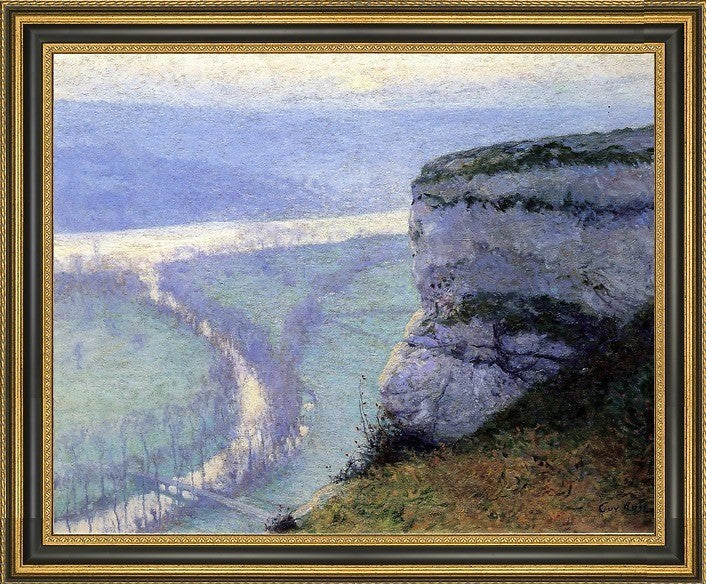 Guy Orlando Rose the Large Rock Framed Premium Canvas Print, 20"x25"