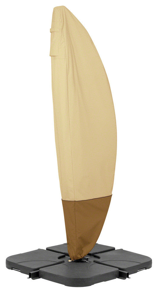 Offset Banana Frame Patio Umbrella Cover, Water Resistant Furniture Cover