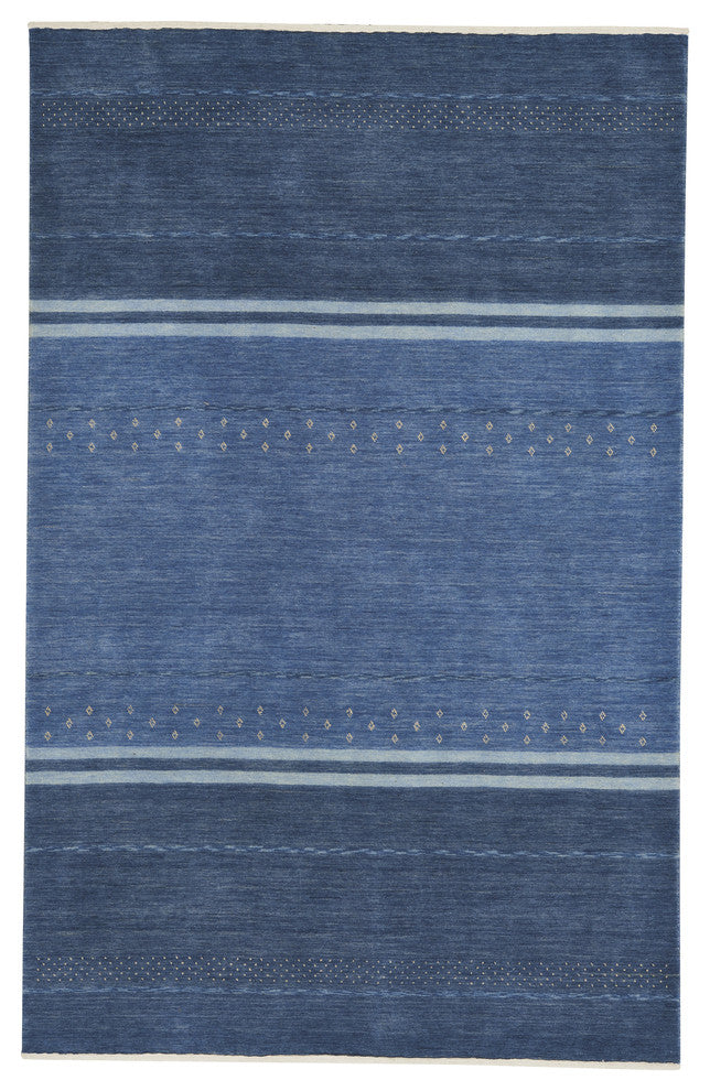 Gava Rectangle Hand Tufted Rug, Cobalt, 8'x10'