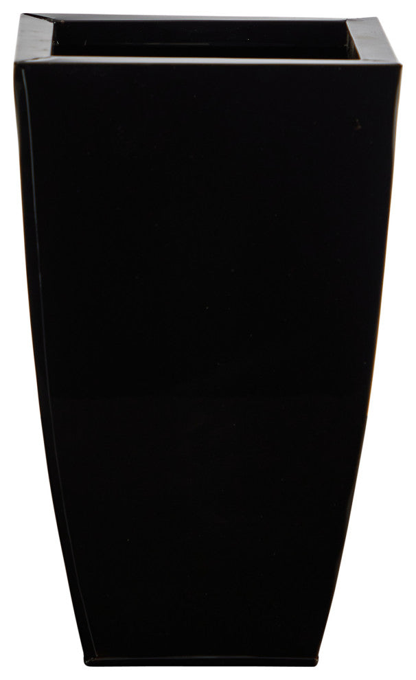 13" Tapered Square Metal Planter
