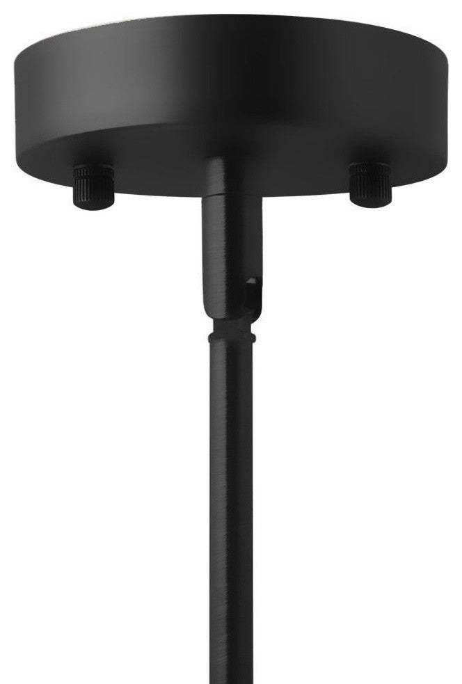 Effimero 1-Light Stem Hung Pendant Lamp, Black