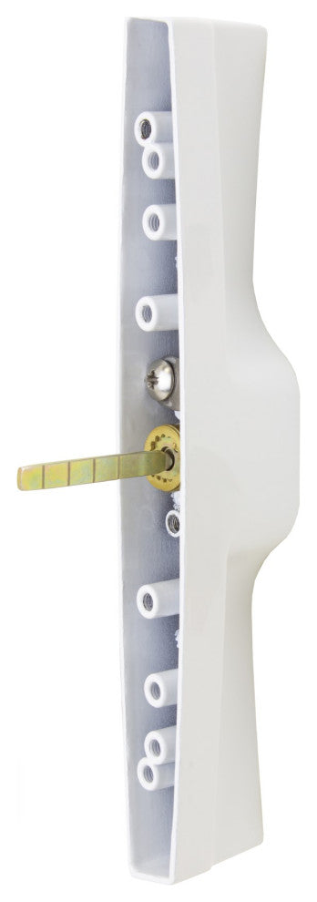Veranda Sliding Door Handles, Keyed, 1-1/2" Thick Door, White