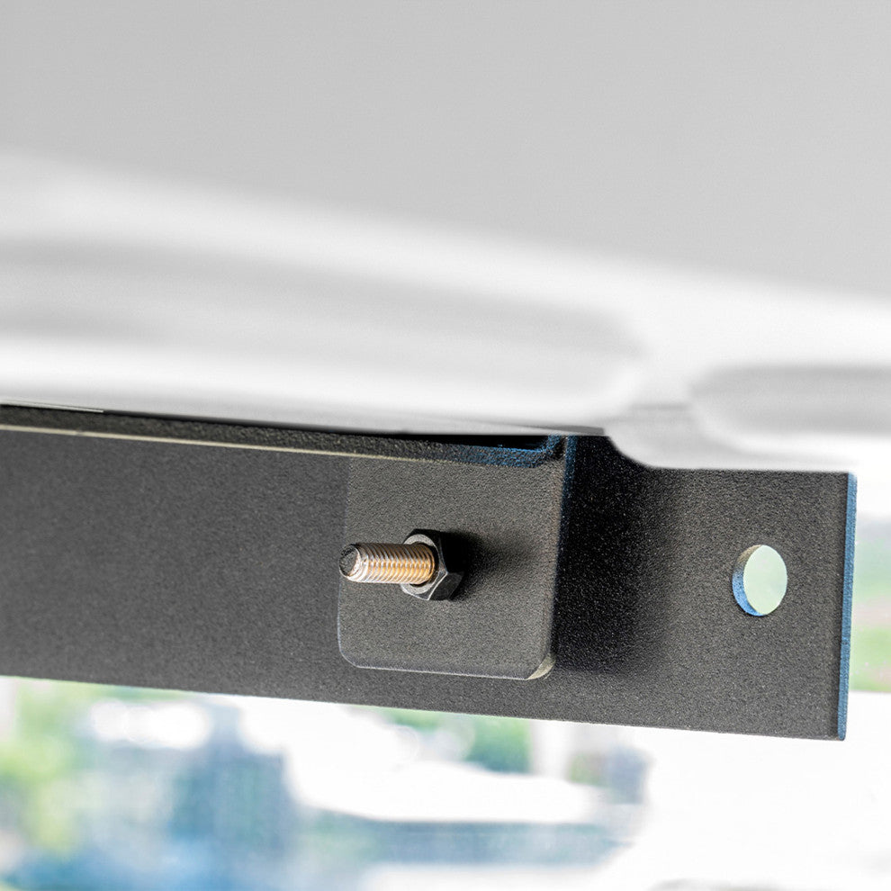 Block Series Trough 36" Planter With Bracket, White, 9"h X 9"w X 36"l, 1 Pack