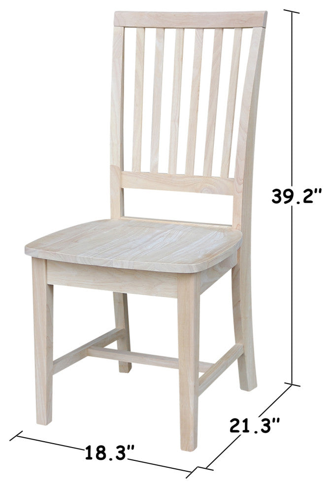 Set of Two Mission Side Chair s