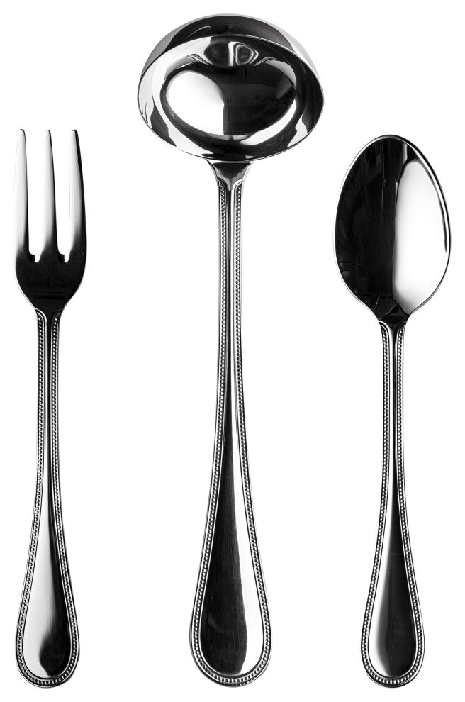 Perla Serving Set Mirror, 3 Pcs.