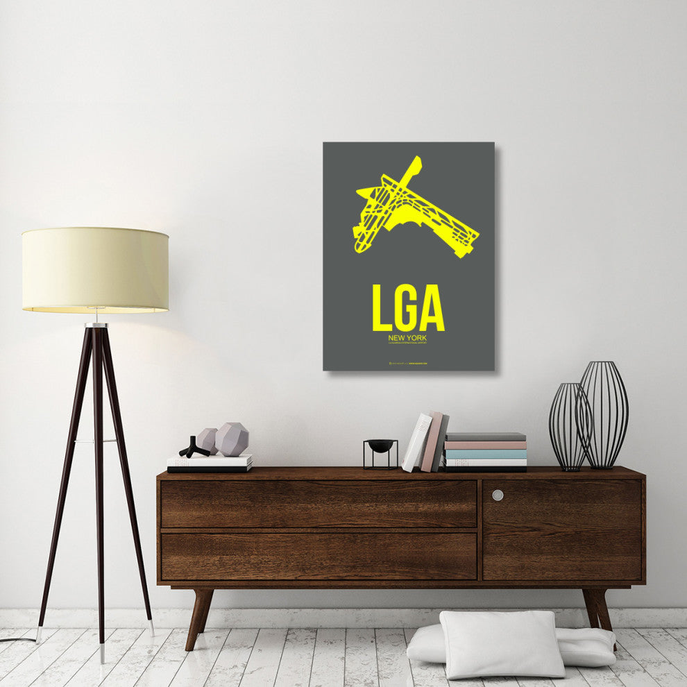 "LGA New York Poster 1" Fine Art Print