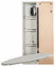 Premium Swivel Non-Electric Ironing Center, Flat Maple Veneer Door