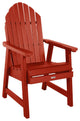 Hamilton 7-Piece Rectangle Counter-Height Dining Set, Rustic Red