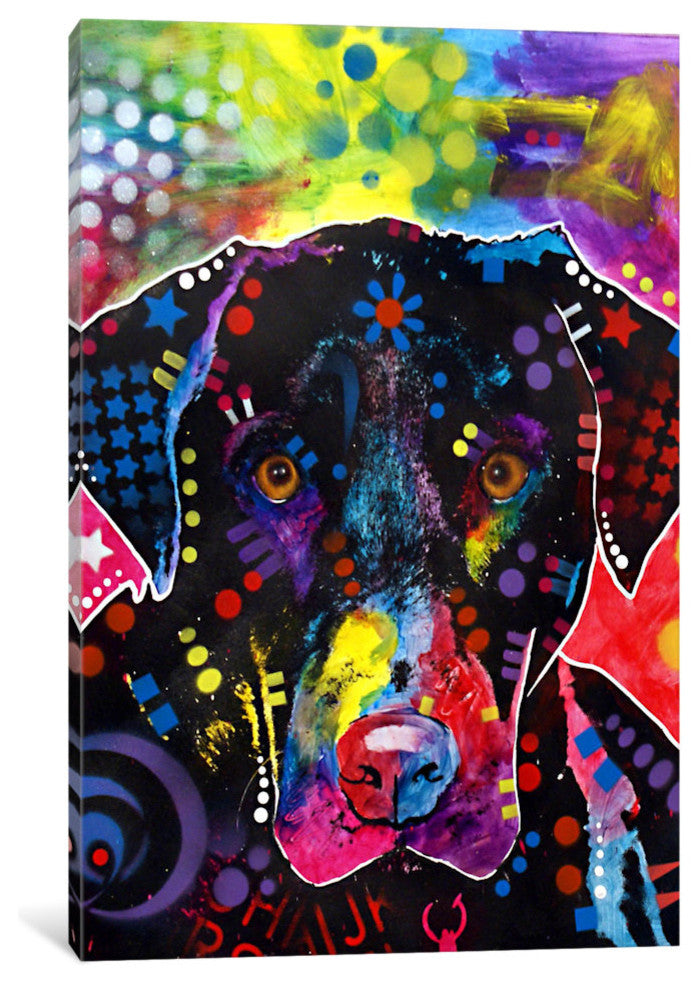 "The Labrador Gallery" by Dean Russo, 18x12x1.5"