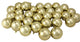 Gold Shatterproof Shiny Christmas Ball Ornaments 3.25", 80mm