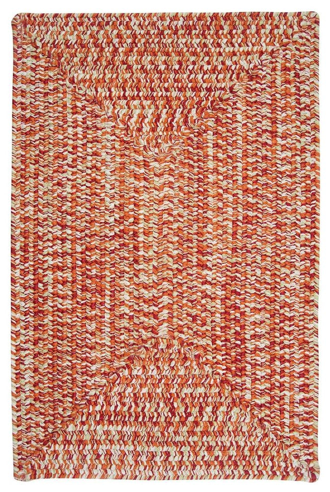 Colonial Mills Catalina CA79 Fireball Indoor/Outdoor Area Rug, Rectangular 7'x9'