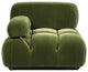 Marcel 36" Modular Arm Chair, Olive Green Performance Velvet