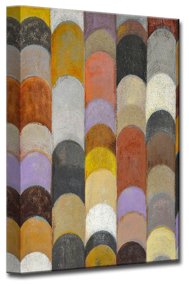 Ready2Hangart 'Banded Ii' By Norman Wyatt, Jr Canvas Art, 40" Hx30" W