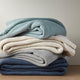 INK+IVY Bree Knit Blanket, Light Blue