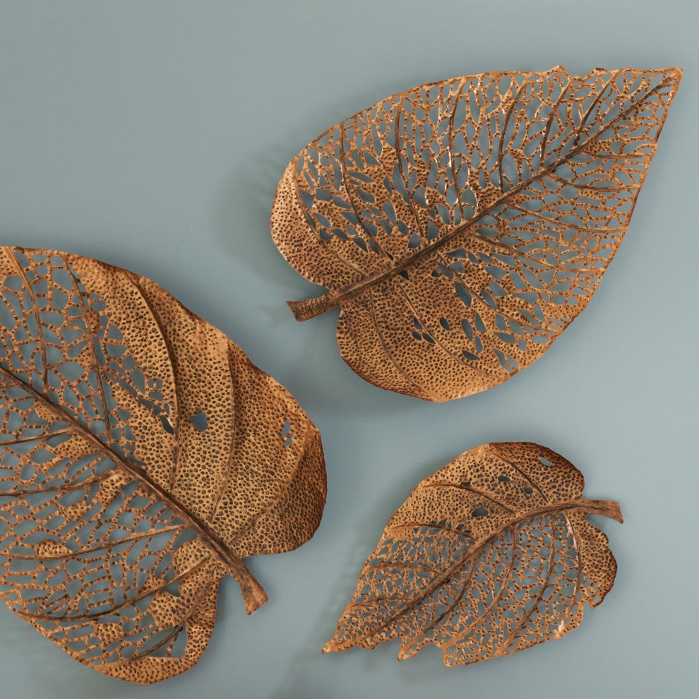 Birch Leaf Wall Art, Copper, Medium