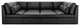 Seatcraft Diamante U-Sectional Pit, Black, 12-Piece U-Sectional Pit