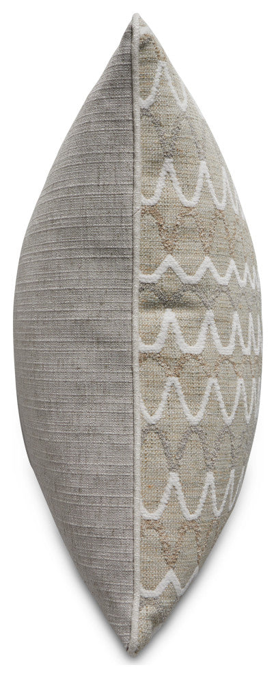 Moonbeam Whitney 19" Square Throw Pillow, Set of 2, Natural