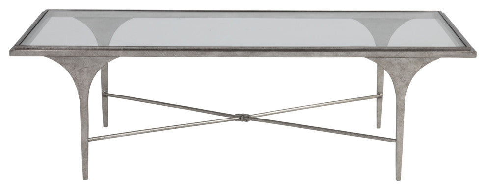 Porto Silver Rectangular Cocktail Table