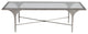 Porto Silver Rectangular Cocktail Table
