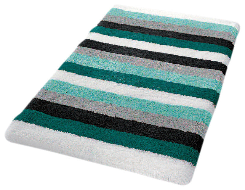 Petrol Non Slip Bath Rugs, Bilbao, Extra Large 2