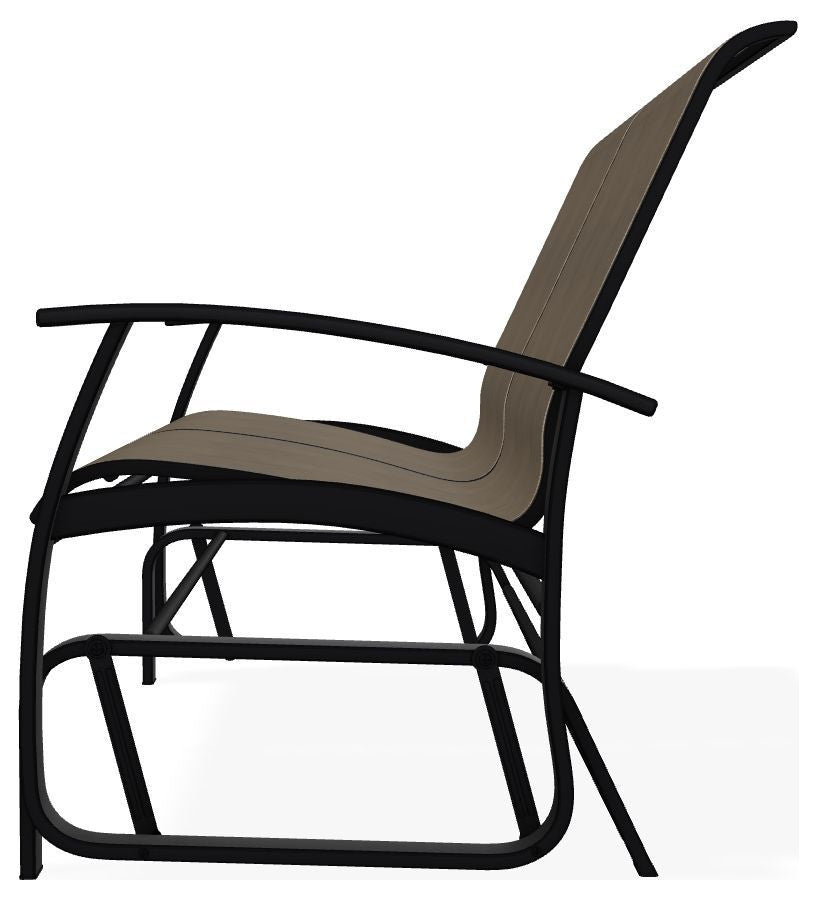 Belle Isle Sling 2-Seat Glider, Kora/Black