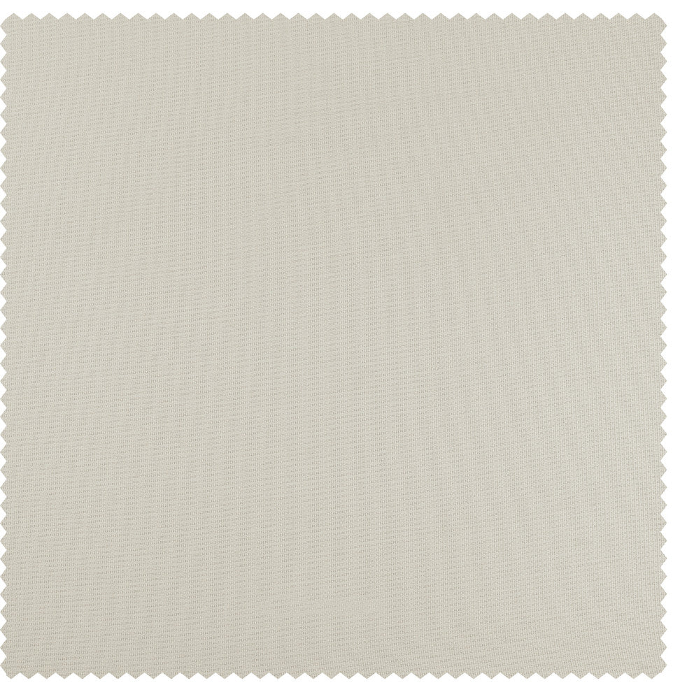 Oat Cream Bellino Grommet Blackout Room Darkening Curtain Single Panel, 50"x63"