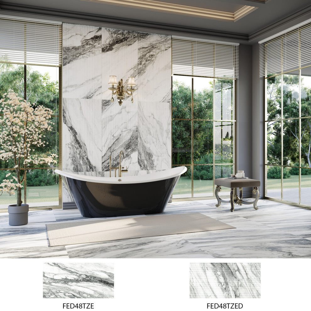 Touche Pleated Deco Zebre Porcelain Floor/Wall Tile