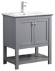Fresca Manchester 30" Vanity, Gray