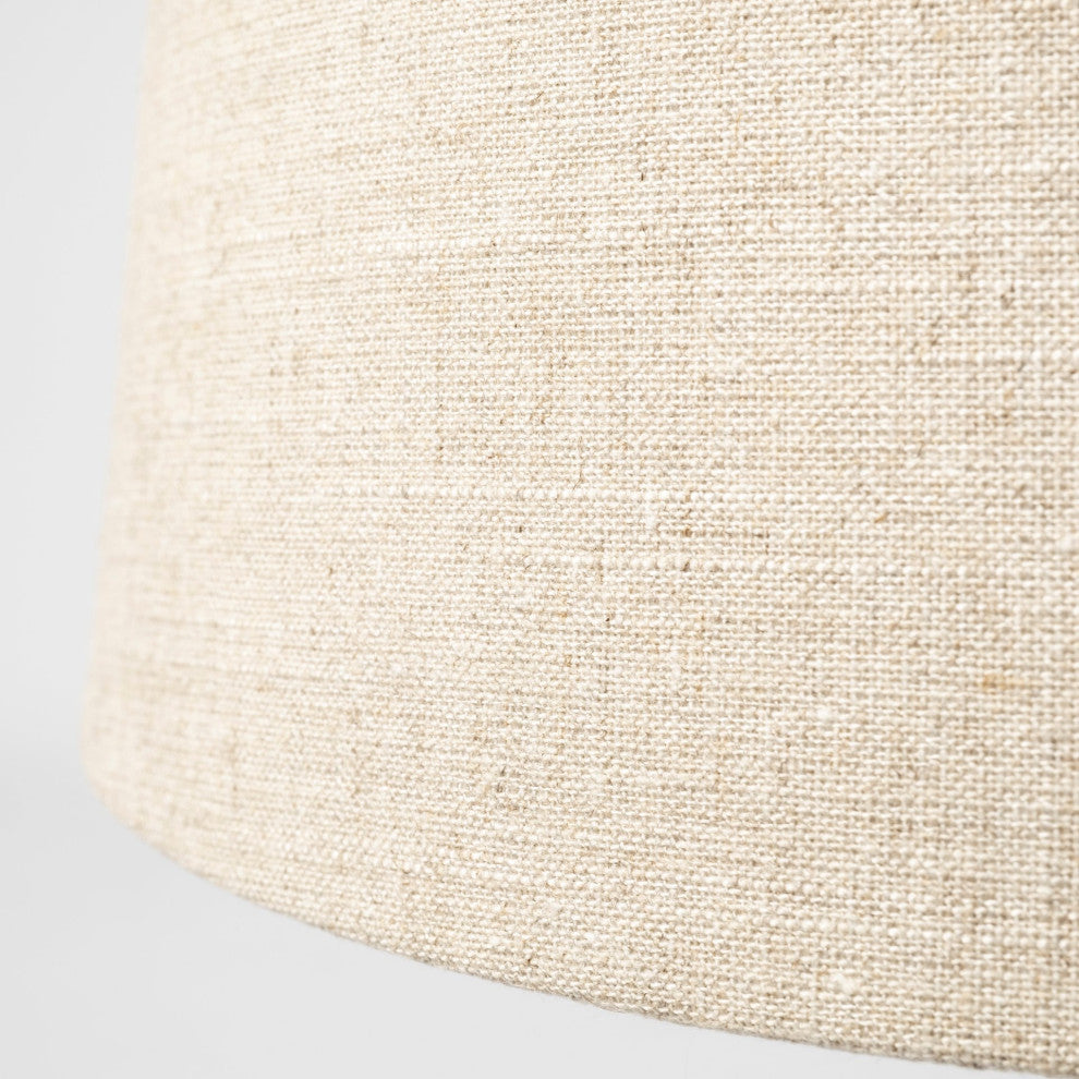 Mariam Beige Coral-Inspired Base Table Lamp