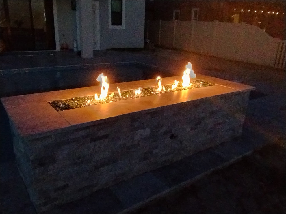 14" 3-Piece Trough Burner In Marine Grade 316 Stainless Steel