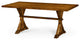 Rustic Country Walnut Refectory Dining Table