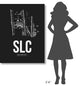 "Salt Lake City Airport Black" Fine Art Print