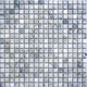 Carrara Meshed Tumbled Mosaic Tile, 12"x12", Set of 10