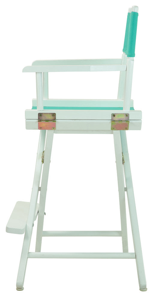 024" Director's Chair White Frame-Teal Canvas