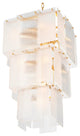 Frosted Glass Tiered Chandelier, Eichholtz Giardano