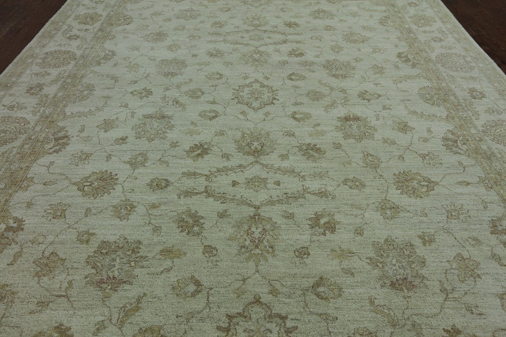 Oriental 8'x10' Ivory Tone on Tone Peshawar Rug, MC548