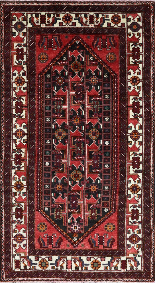 Persian Balouch Handmade Wool 5'x10', W2339