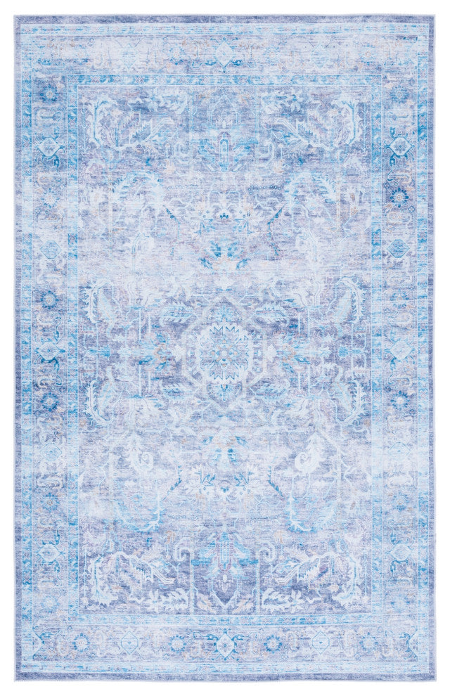 Safavieh Tucson TSN185 Rug Machine-Washable, Purple/Blue, 4'x6'