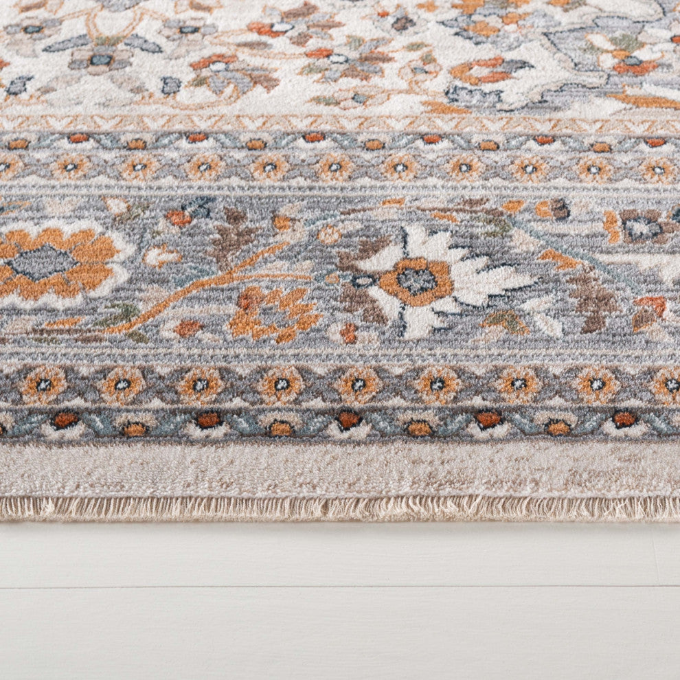 Lauren Ralph Lauren Collection Claredale LRL1121 Rug, Ivory/Grey, 9'x13'