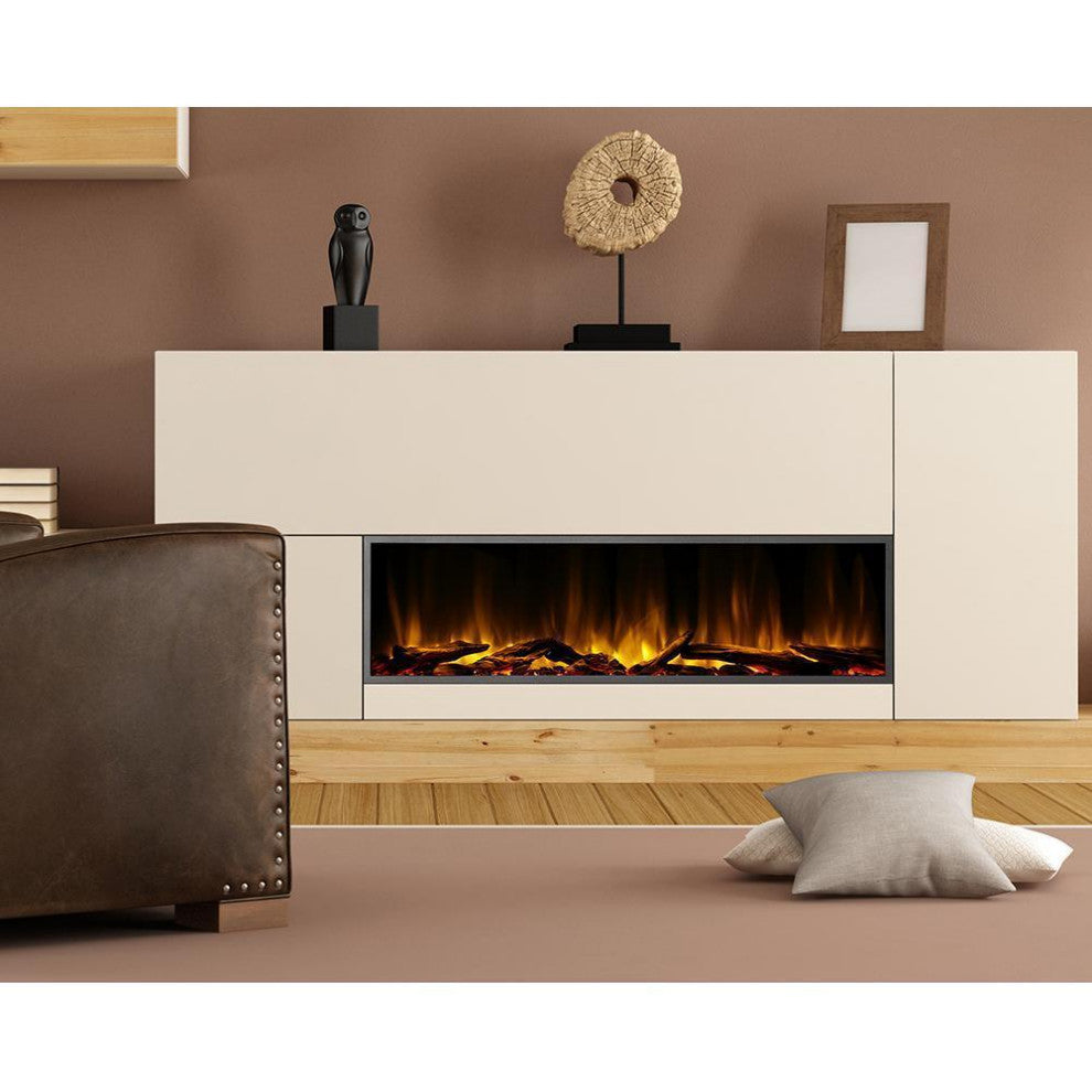 Dynasty Harmony BEF Built-in Linear Electric Fireplace, 57" Wide