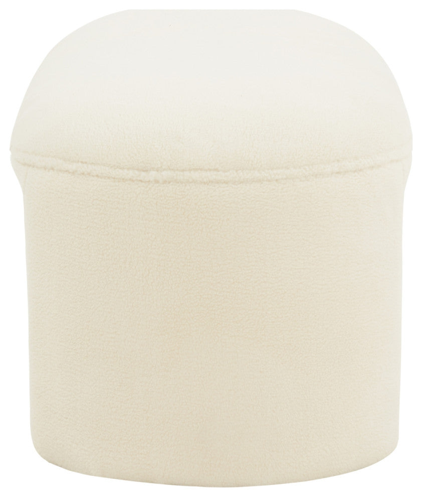 Safavieh Couture Vivie Faux Shearling Bench, Ivory