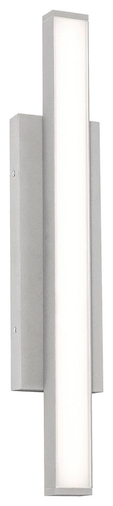 Gale 24" Outdoor LED Sconce, Gray