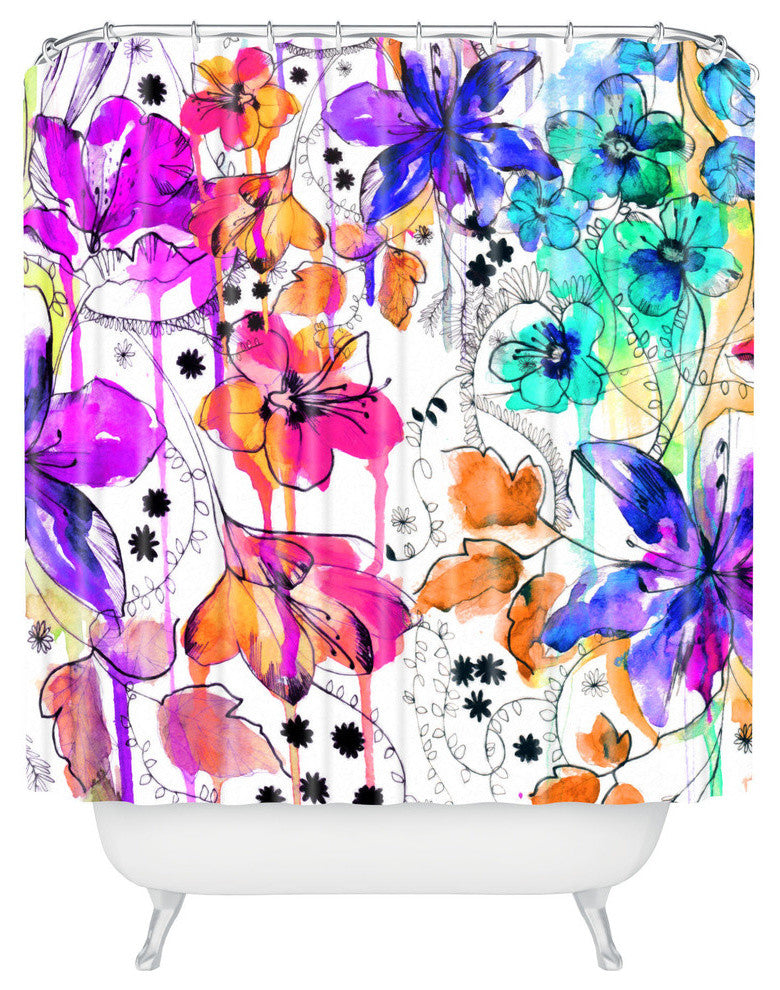 Holly Sharpe Lost In Botanica 1 Shower Curtain