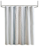 INK+IVY Imani Cotton Printed Shower Curtain With Chenille